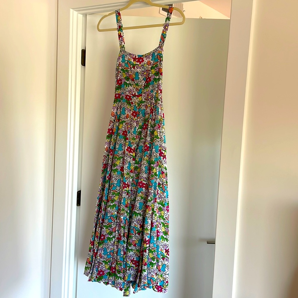 S/W/F floral maxi dress